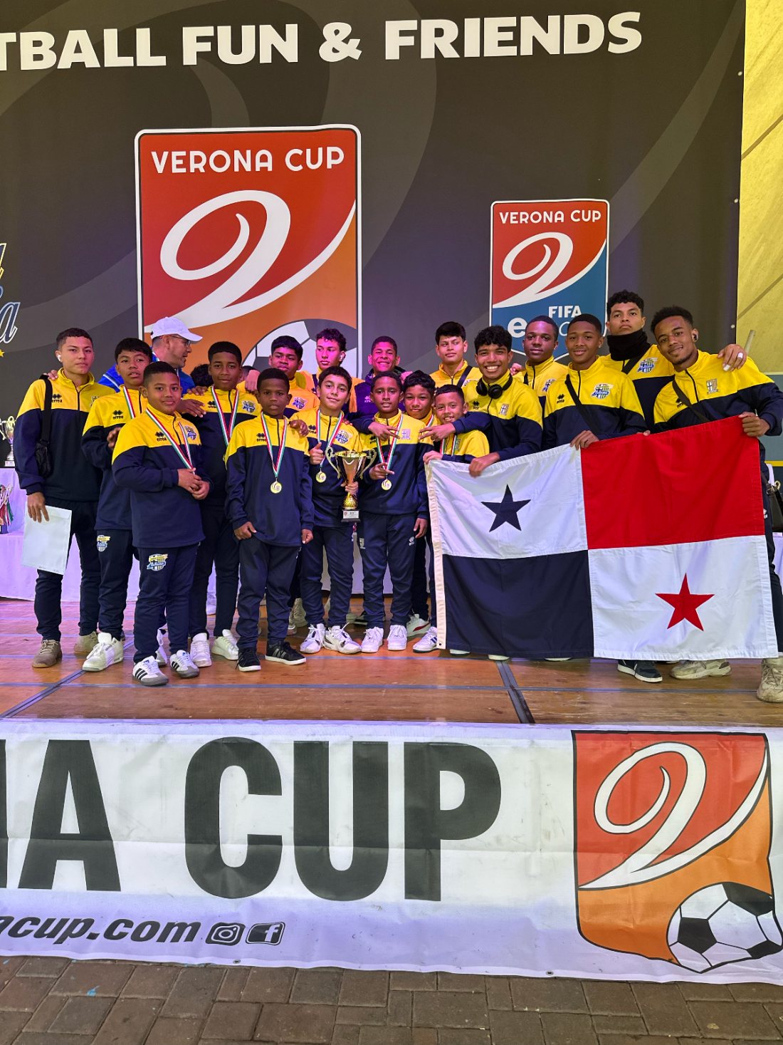 Parma Academy Panamá — plantel campeón de la Verona Cup